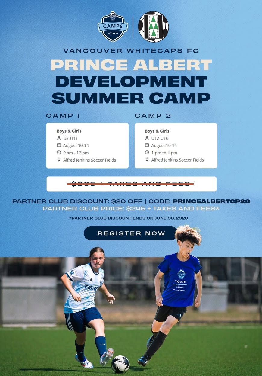 Whitecaps Development Camps in Prince Albert